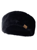 C.C Women's Soft Faux Fur Feel Sherpa Lined Ear Warmer Headband Headwrap