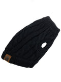 C.C Pet Solid Ribbed Cable Knit Pullover Winter Clothes Dog Sweater