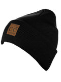 C.C Unisex Plain Cuff Skull Cap Winter Knit Beanie Hat