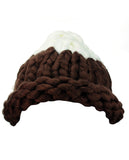 NYfashion101 Two Tone Handmade Big Chunky Loop Helsinski Hat Beanie