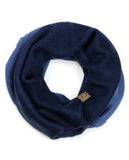 Exclusive Two Tone Winter Pullover Loop Cowl Tube Scarf
