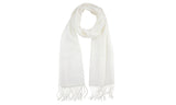 Unisex Classic Softer Than Cashmere Plain Fringe End Scarf