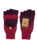 NYfashion101 Exclusive Unisex Two Tone Convertible Flip Glove Mittens