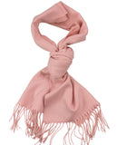 D&Y Unisex Classic Softer Than Cashmere Plain Fringe End Scarf