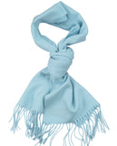 D&Y Unisex Classic Softer Than Cashmere Plain Fringe End Scarf