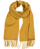 D&Y Unisex Classic Softer Than Cashmere Plain Fringe End Scarf
