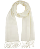 D&Y Unisex Classic Softer Than Cashmere Plain Fringe End Scarf
