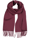 D&Y Unisex Classic Softer Than Cashmere Plain Fringe End Scarf