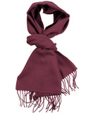 D&Y Unisex Classic Softer Than Cashmere Plain Fringe End Scarf