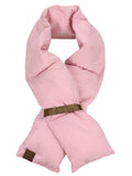 C.C Unisex Soft Slim Warm Insulating Quilted Puffer Scarf Neckwarmer