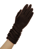 NYfashion101 Exclusive Women's Chic Crinkle Wrist Winter Warm Gloves