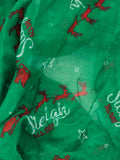 D&Y Christmas Theme Sheer Loop Infinity Scarf