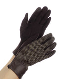 NYfashion101 Exclusive Chevron Pattern Touchscreen Compatible Winter Gloves