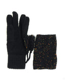 NYfashion101 Exclusive Colorful Confetti Removable Hand Warmer Winter Gloves