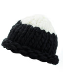 NYfashion101 Two Tone Handmade Big Chunky Loop Helsinski Hat Beanie