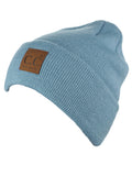 C.C Unisex Plain Cuff Skull Cap Winter Knit Beanie Hat