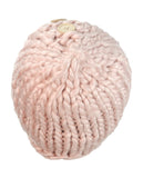 NYfashion101 Wood Button Accent Handmade Big Loop Winter Knit Beanie Hat