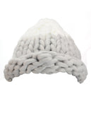 NYfashion101 Two Tone Handmade Big Chunky Loop Helsinski Hat Beanie
