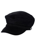 D&Y Wool Blend Ribbon Trim Adjustable Stretch Greek Fisherman Cap Hat