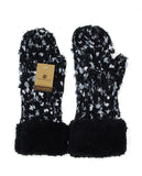 NYfashion101 Exclusive Women's Confetti Knit Winter Warm Cuff Mittens