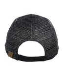 C.C Paper Straw Weaved Panel Precurved Suede Feel Brim Baseball Cap Hat