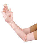 NYFASHION101 Women's Classic Long Opera Length Satin Gloves 16BL