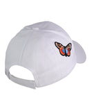 C.C Colorful Embroidered Butterfly Adjustable Precurved Baseball Cap Hat