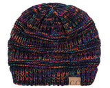 Unisex Trendy Warm Chunky Soft Stretch Cable Knit Slouchy Beanie Skully