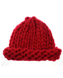 Solid Color Handmade Big Chunky Loop Helsinski Hat Beanie