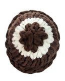 Two Tone Single Strip Handmade Big Loop Helsinski Hat Beanie
