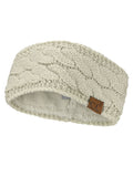 C.C Soft Stretch Winter Warm Cable Knit Fuzzy Lined Ear Warmer Headband