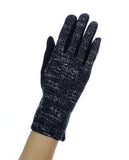 NYfashion101 Exclusive Women's Metallic Thread Winter Driving Gloves
