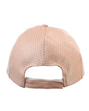 NYFASHION101 Soft PU Leather Perforated Precurved Baseball Cap