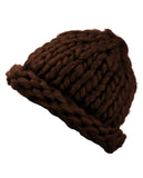 Solid Color Handmade Big Chunky Loop Helsinski Hat Beanie