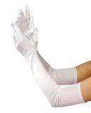 NYFASHION101 Women's Classic Long Opera Length Satin Gloves 16BL