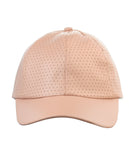 NYFASHION101 Soft PU Leather Perforated Precurved Baseball Cap