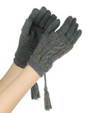 NYfashion101 Exclusive Colorful Confetti Removable Hand Warmer Winter Gloves