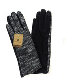 NYfashion101 Exclusive Women's Metallic Thread Winter Driving Gloves