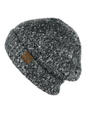 C.C Unisex Thick Soft Stretchy Multicolor Knit Cuff Beanie Skull Cap Hat