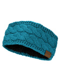 C.C Soft Stretch Winter Warm Cable Knit Fuzzy Lined Ear Warmer Headband