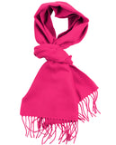 D&Y Unisex Classic Softer Than Cashmere Plain Fringe End Scarf