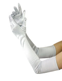 NYFASHION101 Women's Classic Long Opera Length Satin Gloves 16BL