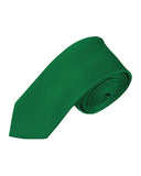 Mens Solid Color 2" Skinny Tie