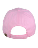 C.C Women's Glitter Star Cut Design Cotton Adjustable Precurved Baseball Cap Hat