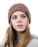 NYfashion101 Exclusive Unisex Two Tone Warm Cable Knit Thick Slouch Beanie Cap