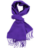D&Y Unisex Classic Softer Than Cashmere Plain Fringe End Scarf