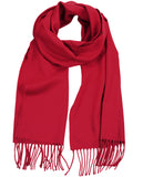 D&Y Unisex Classic Softer Than Cashmere Plain Fringe End Scarf