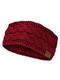C.C Soft Stretch Winter Warm Cable Knit Fuzzy Lined Ear Warmer Headband