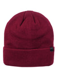 D&Y Unisex Slouchy Convertible Solid Cuffed Beanie Double Layered For Warmth