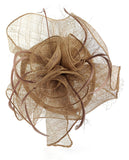 NYFASHION101 Cocktail Formal Party Face Veil Floral Mesh Fascinator Headband